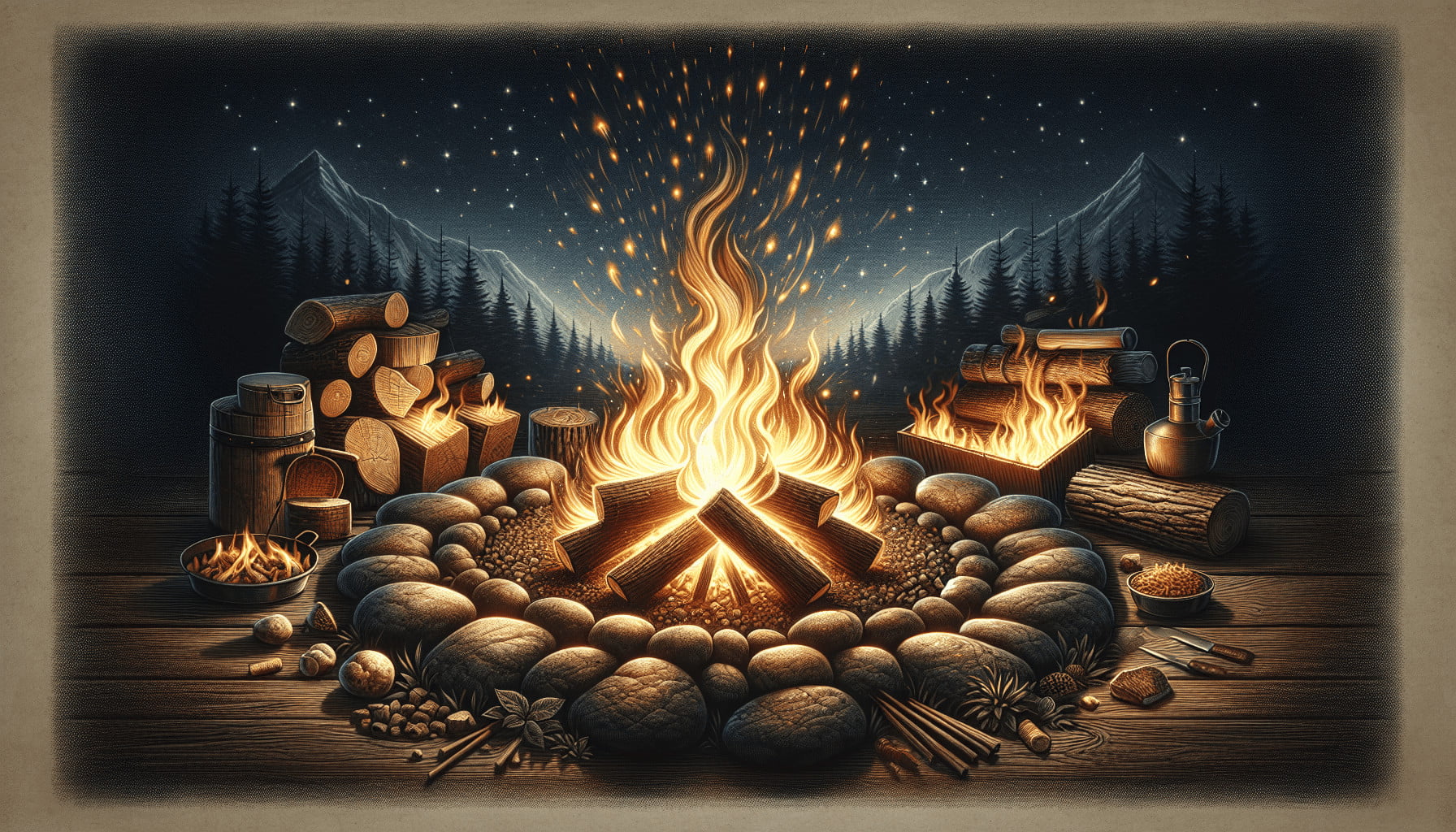 How To Start A Campfire For Cooking