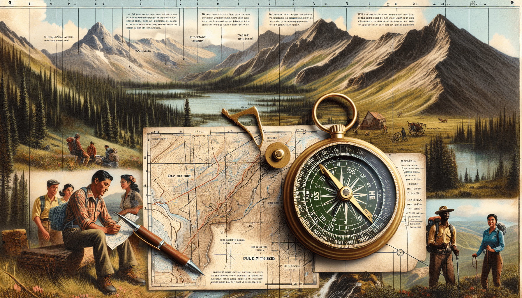 How To Use A Compass And Map For Wilderness Navigation