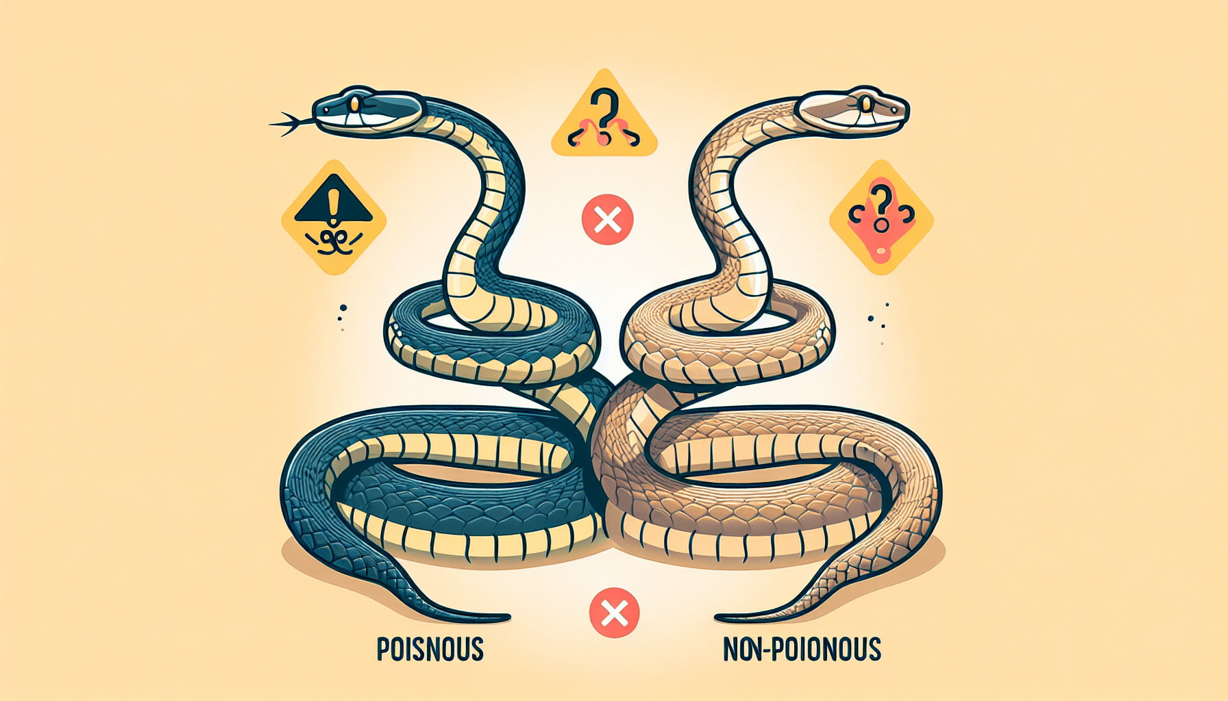 How To Tell If A Snake Is Poisonous Or Non-Poisonous