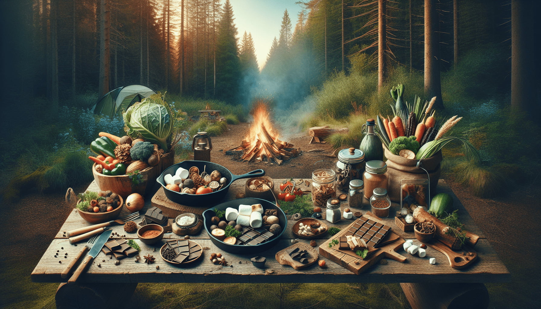 10 Must-Have Ingredients For Campfire Cooking